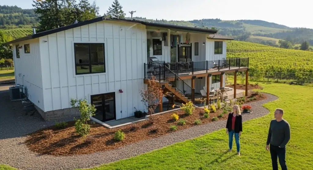 Home Buying Consultation in McMinnville OR Realtor Meeting - McMinnville Real Estate Home buying consultation meeting with a Realtor guiding buyers in McMinnville Oregon.