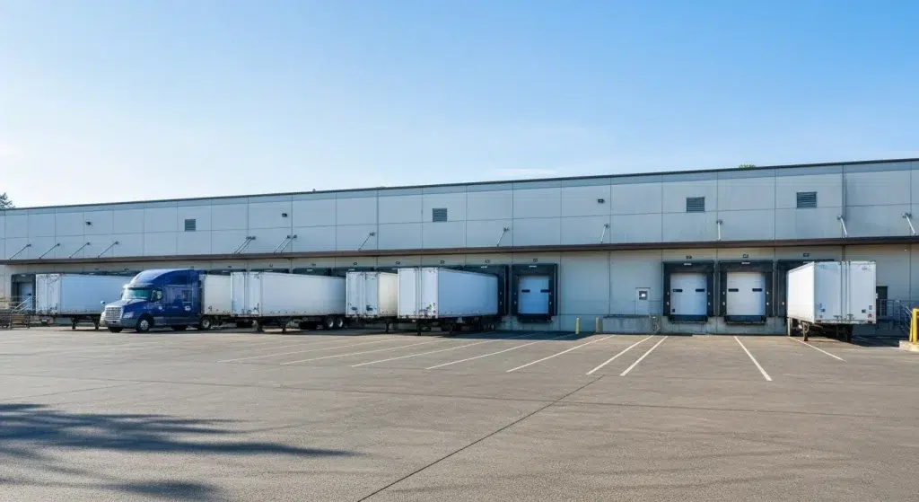 Industrial Property Sales Logistics Facility McMinnville OR - McMinnville Real Estate Industrial property sales and logistics warehouse facility in McMinnville Oregon.
