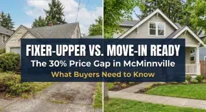 Fixer-upper home in McMinnville Oregon priced at 30 percent less than move-in ready homes in Yamhill County